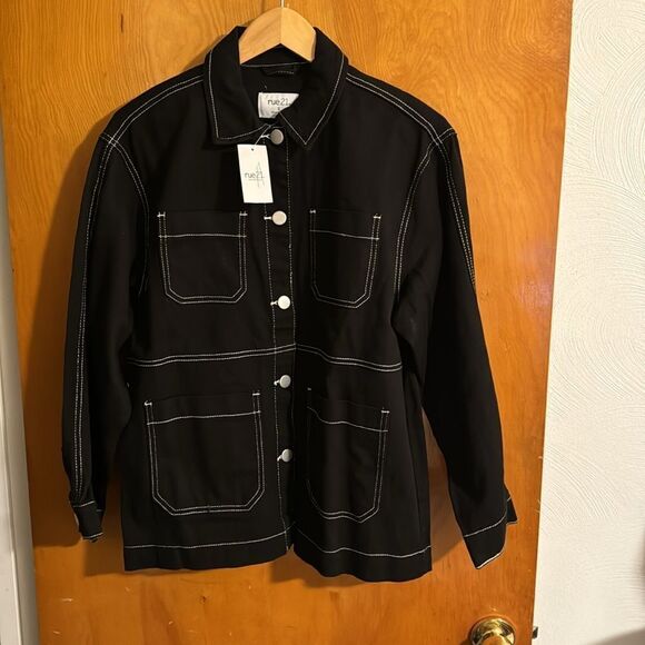 Rue21 Jackets & Blazers - Black Jean Jacket Womens Small Rue21